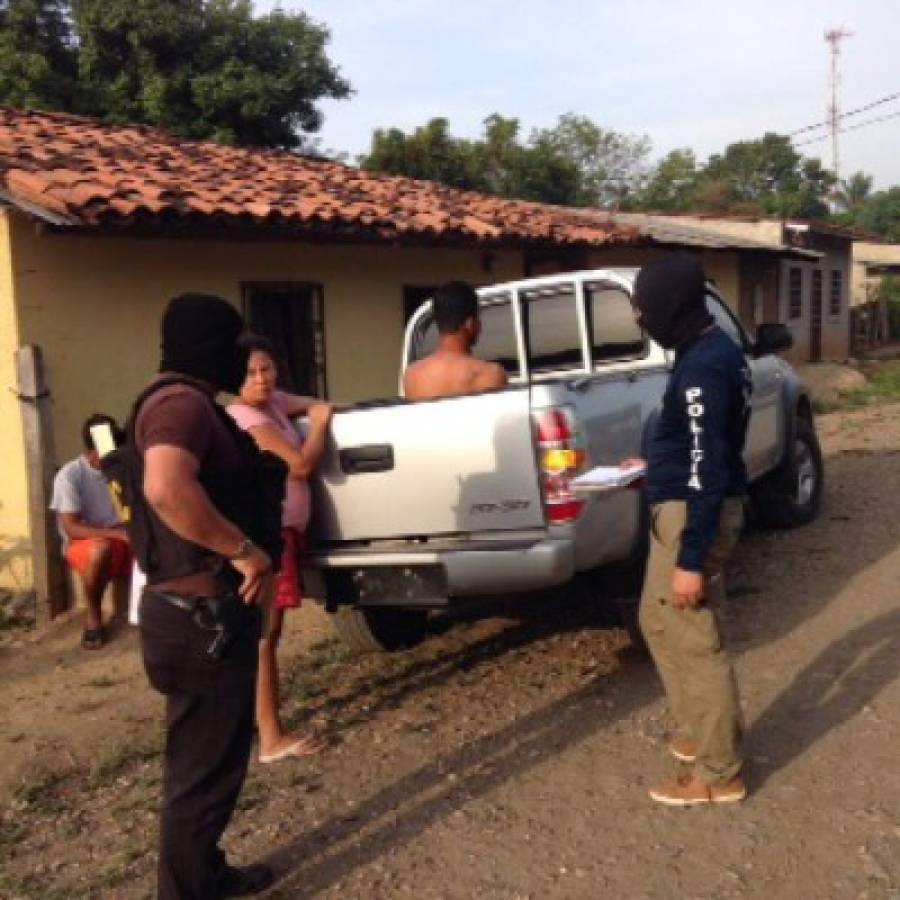 Al menos 14 detenidos en 47 allanamientos de la ATIC en Olancho