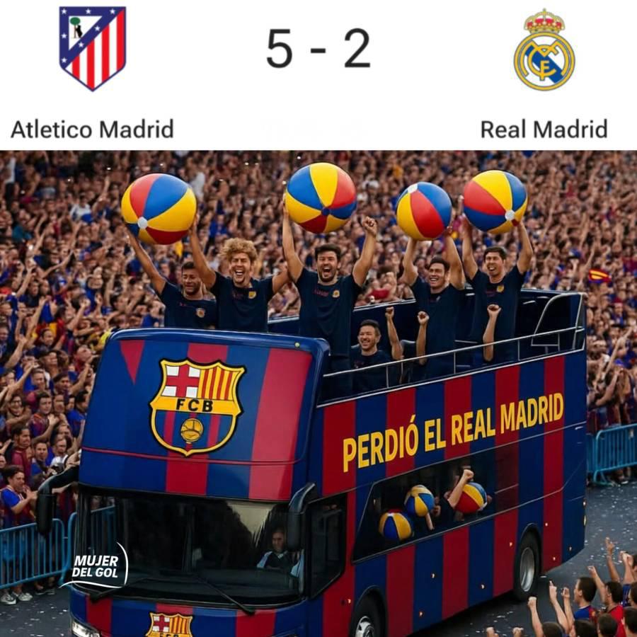 Real Madrid fue goleado por Atlético y los memes no podían faltar; disfruta el Barcelona