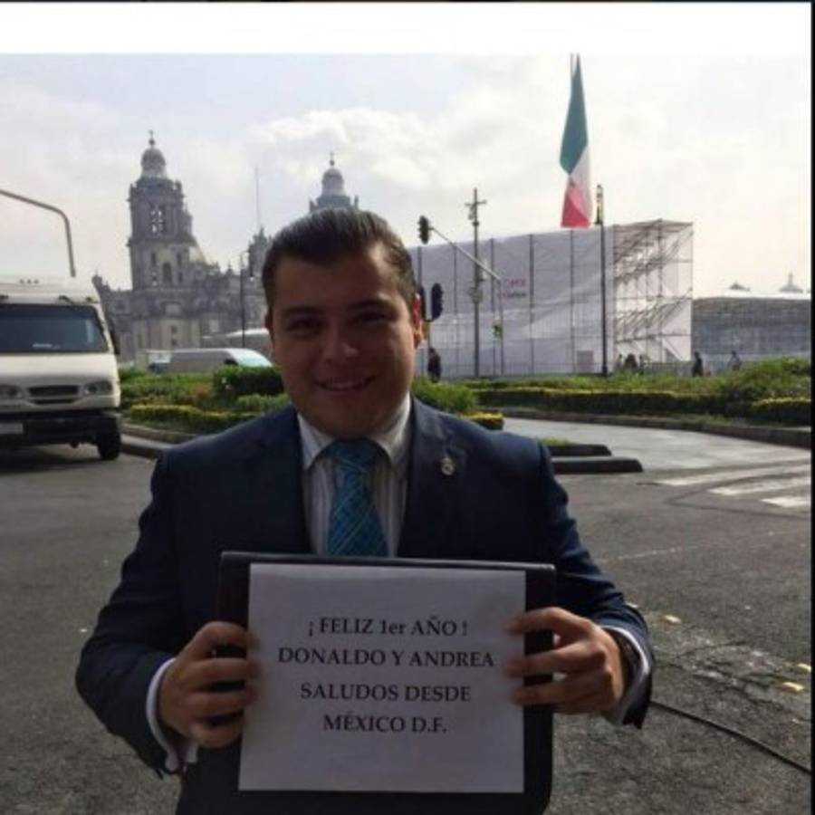 Hondureño celebra de forma 'ingeniosa' primer aniversario de novios