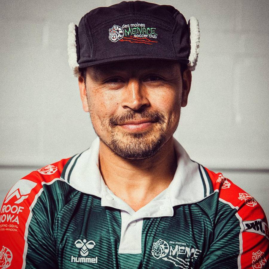 El hondureño, Roger Espinoza, con su nuevo equipo en Estados Unidos.