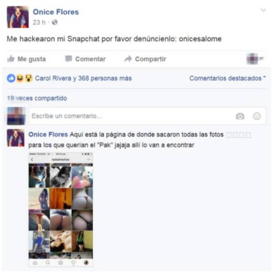 Filtran supuestas fotos íntimas de Ónice Flores 'Campanita