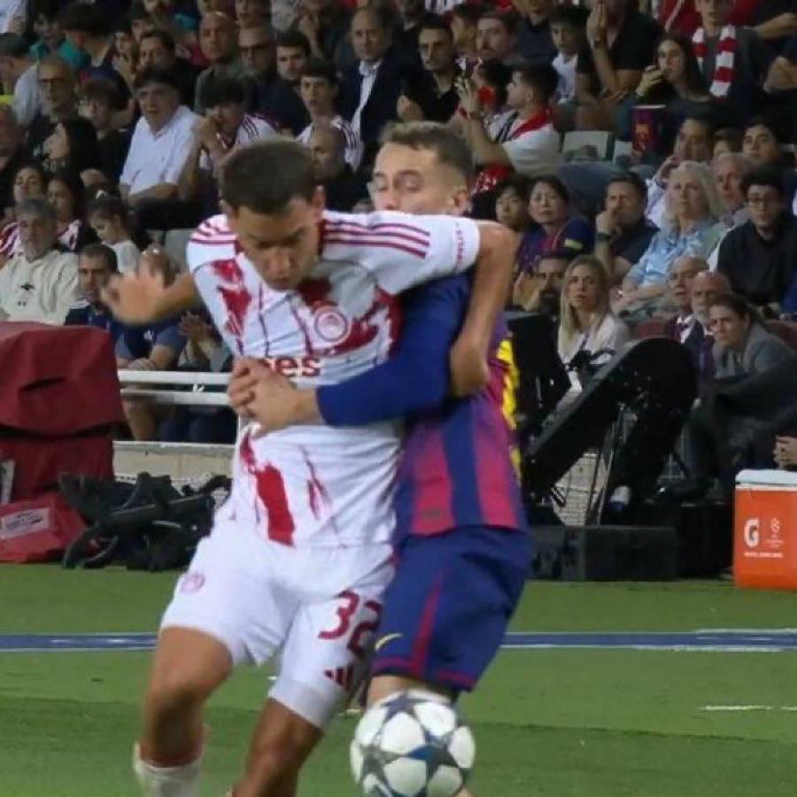 Polémica arbitral a favor de Barcelona en Champions, beso de Yamal, MVP del partido y niño deslumbra