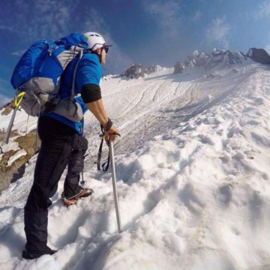 Hondureño Ronald Quintero sueña con llegar a la cima del monte Everest