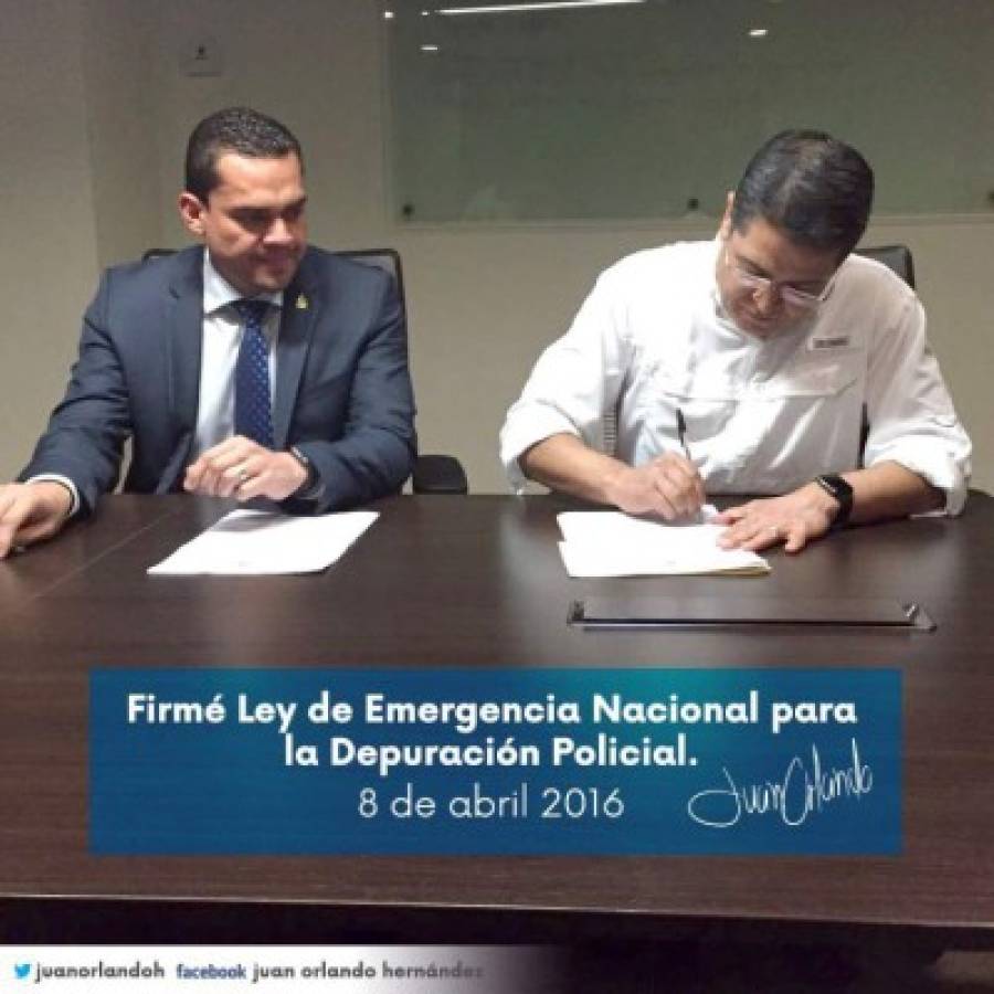Publicado decreto de depuración policial de emergencia en Honduras