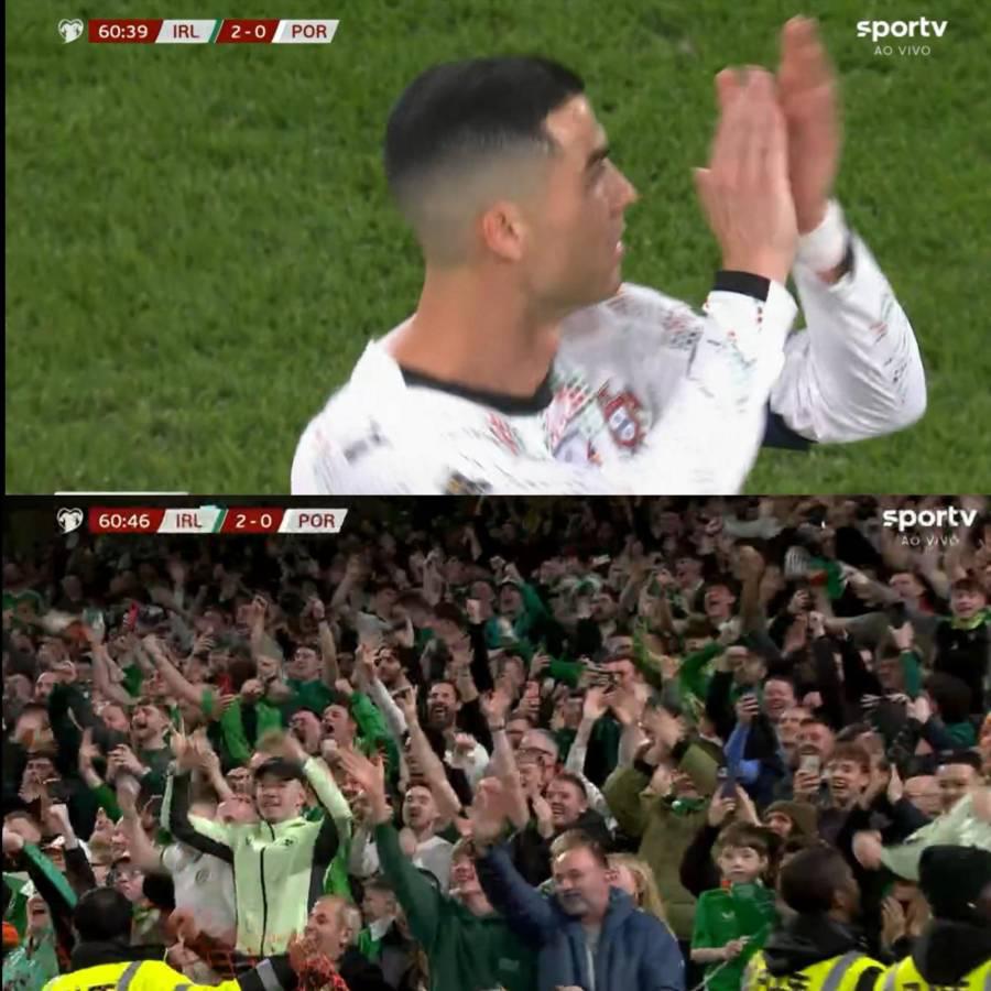 Portugal fue humillada en Eliminatoria, Cristiano Ronaldo se va expulsado y recibe la peor burla