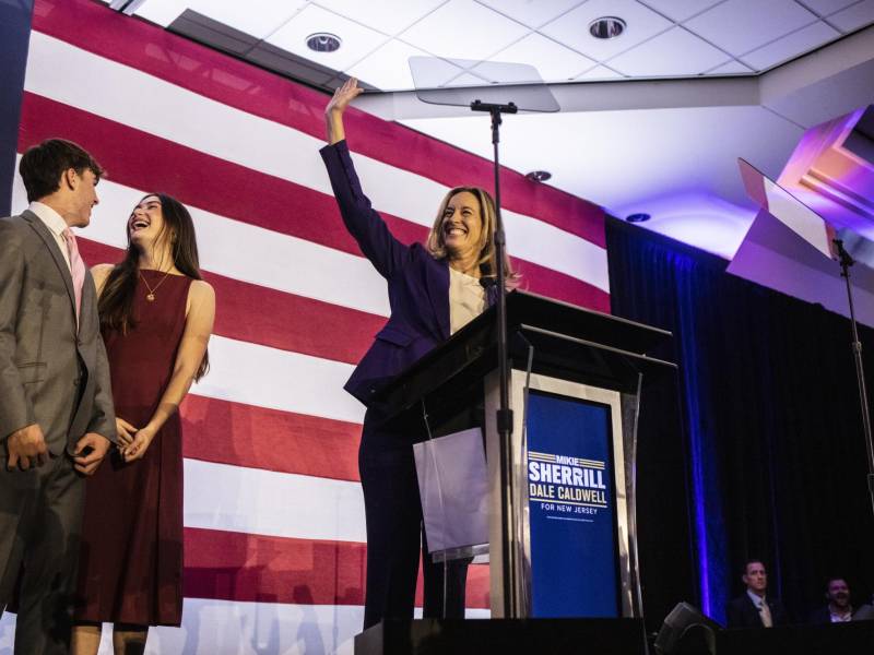 Mikie Sherrill, Gobernadora electa de Nueva Jersey, centró gran parte de su campaña en una estrategia anti Trump.