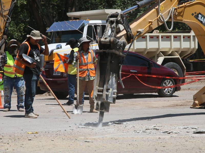EL HERALDO constató los trabajos que se realizan en la zona donde se va a construir la rotonda que conducira a Tegucigalpa a Olancho y El Lolo