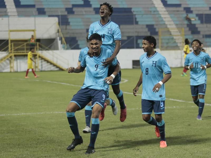 Honduras sub-17 se impone ante Guyana y se acerca al Mundial de Qatar 2026