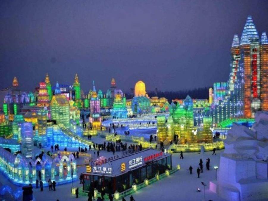 Las espectaculares imágenes del Festival Internacional de Hielo en China (GALERÍA)