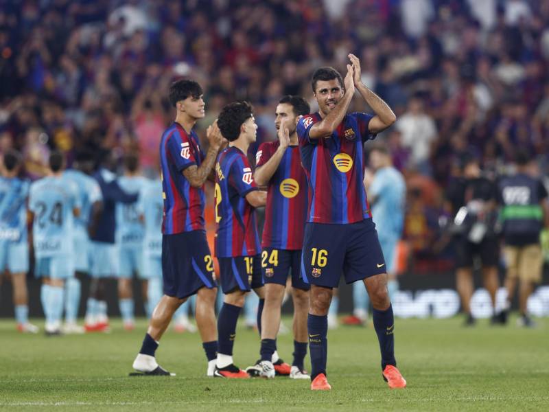 Barcelona a paso perfecto, ahora se impuso ante Athletic Club en debut de Rodri