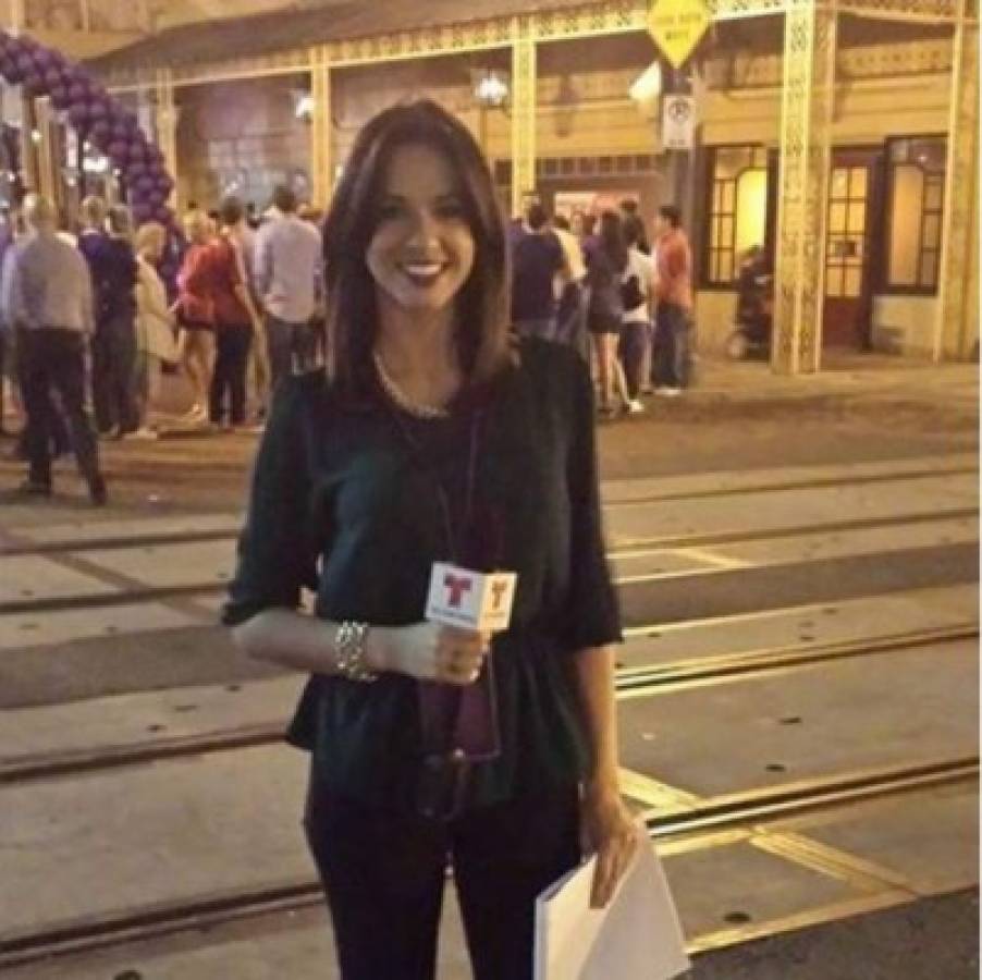 Hondureña Ana Jurka celebra premio Emmy que ganó junto al equipo de Deportes Telemundo