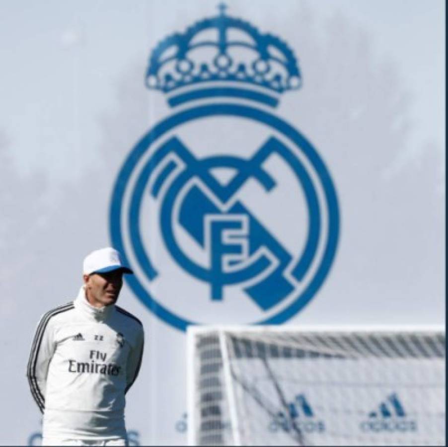 El primer entrenamiento de Zidane tras su regreso al Real Madrid