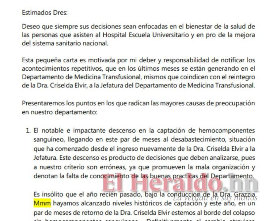 Algunos médicos decidieron aplicar las órdenes y otros no, porque se ponían riesgo la salud de los pacientes que recibirían la sangre y de los donantes.