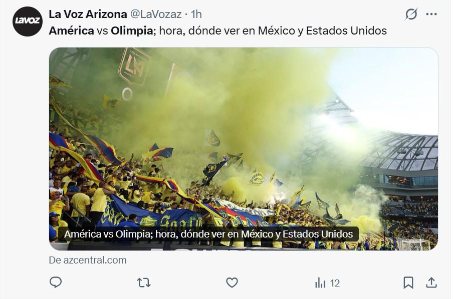 A sellar el boleto Lo que dicen los medios de México previo al América ante Olimpia