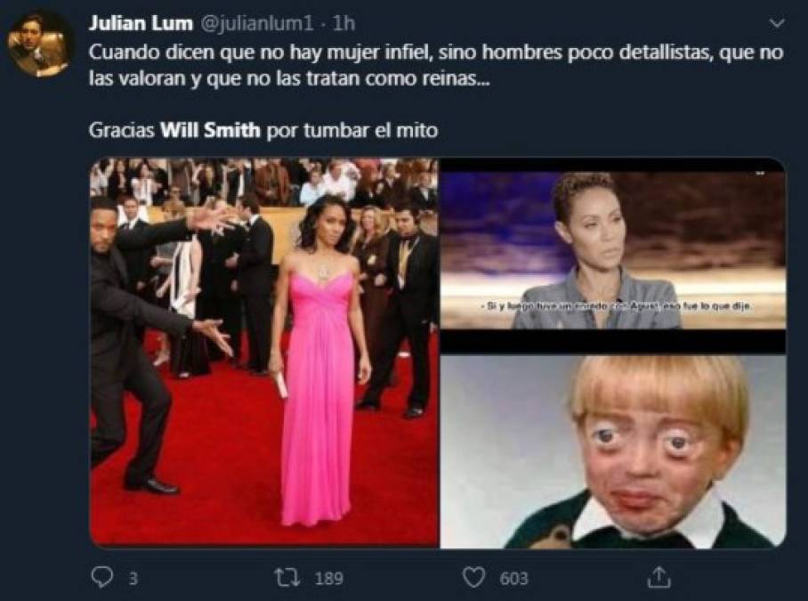 ¡Fanáticos destrozados! Los memes que dejó la infidelidad de la esposa de Will Smith