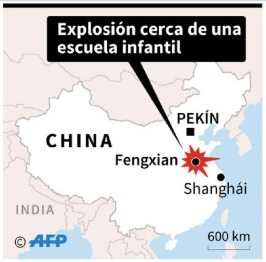 Explosión cerca de escuela en China deja al menos 7 muertos y 59 heridos