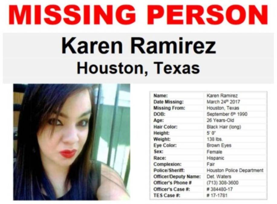 Karen Ramírez: A cuatro años de su desaparición, esto es lo que se sabe del rapto de la hondureña en Houston