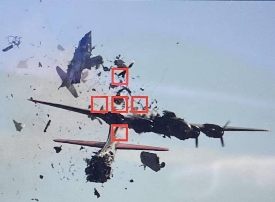 Seis muertos dejó el choque de aviones en EEUU; las imágenes de la tragedia