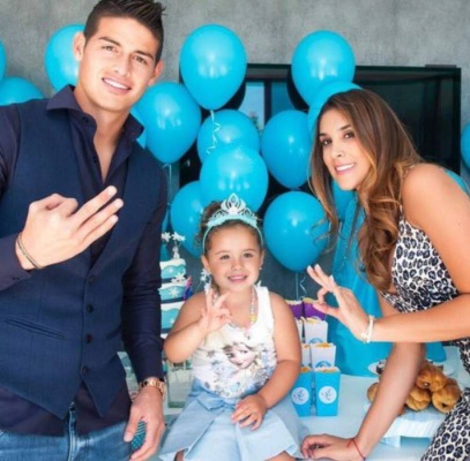 Adorable: Difunden fotos del cumpleaños de la hija de James Rodríguez