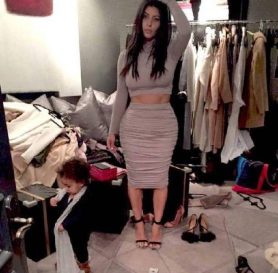 La foto del desorden de Kim Kardashian