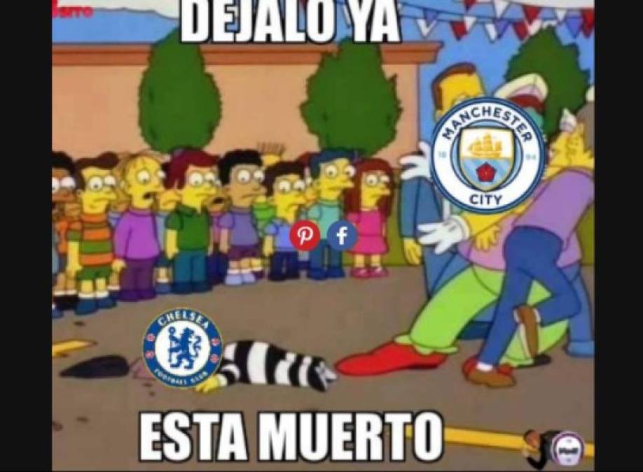 Los memes no perdonan al Chelsea tras paliza del Manchester City