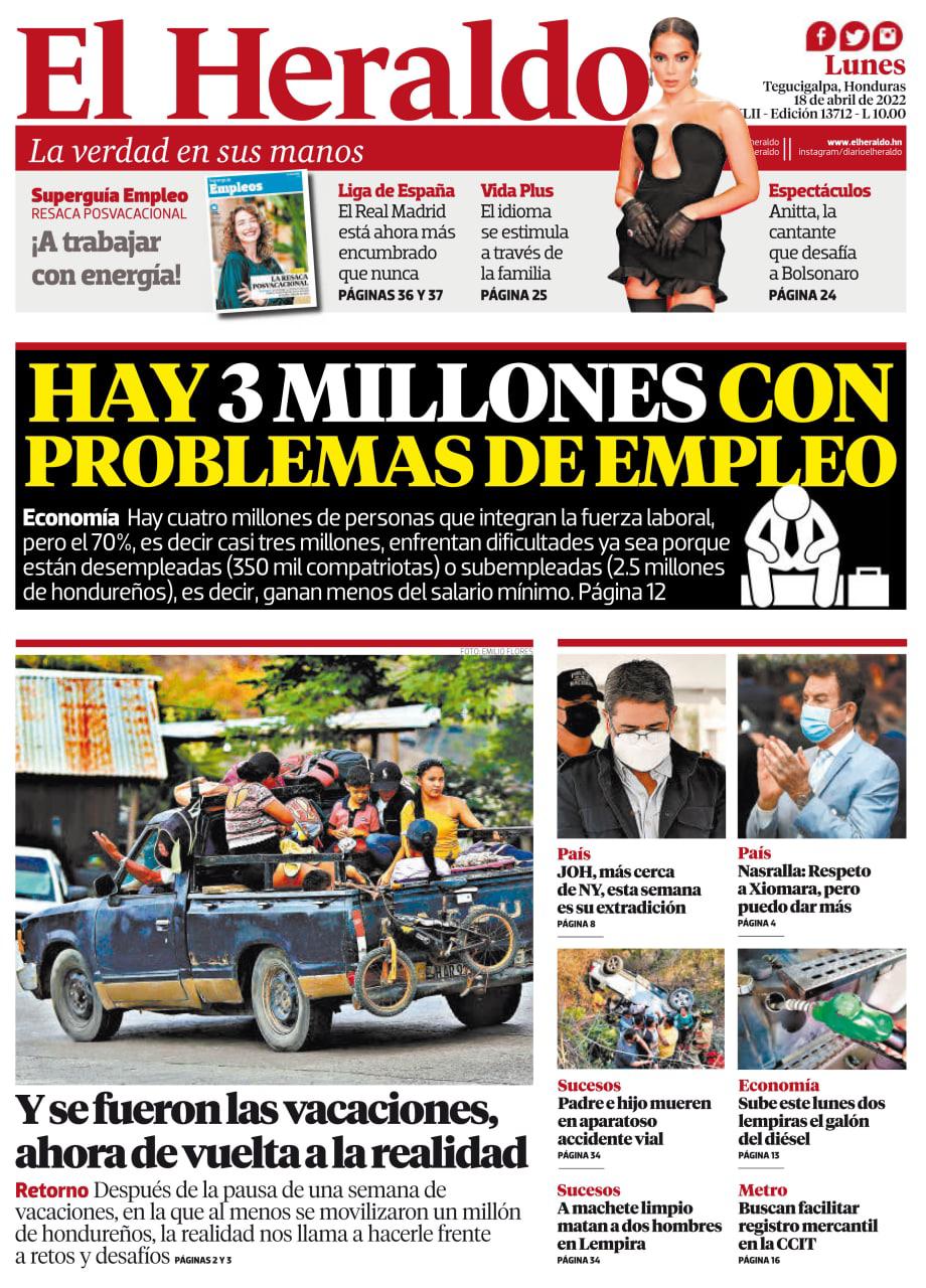Hay 3 millones con problemas de empleo
