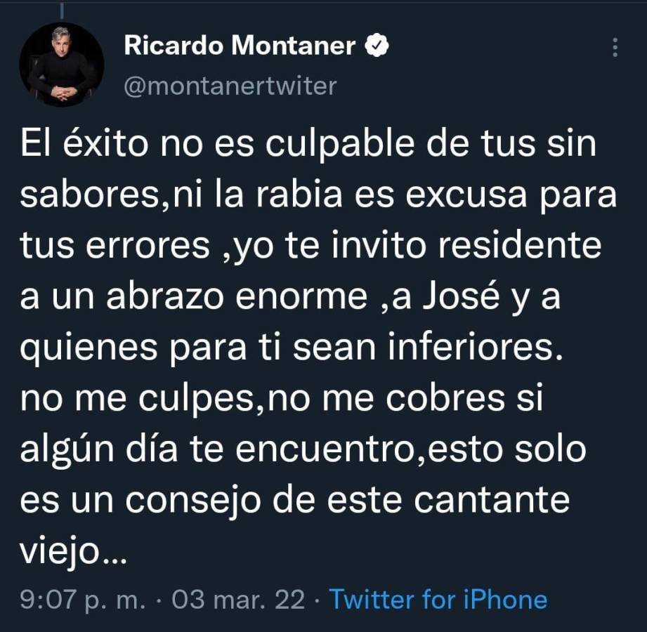 Montaner llama “masacre innecesaria” a canción de Residente contra J Balvin