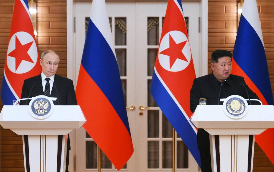 Así fue la reunión de Vladimir Putin con Kim Jong Un en Corea del Norte