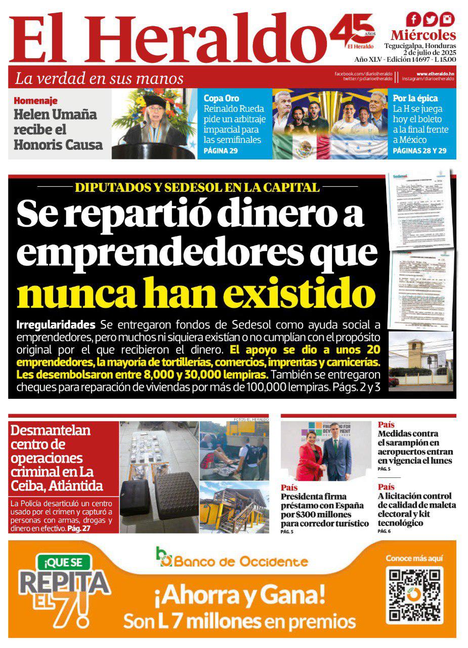 Se repartió dinero a emprendedores que nunca han existido