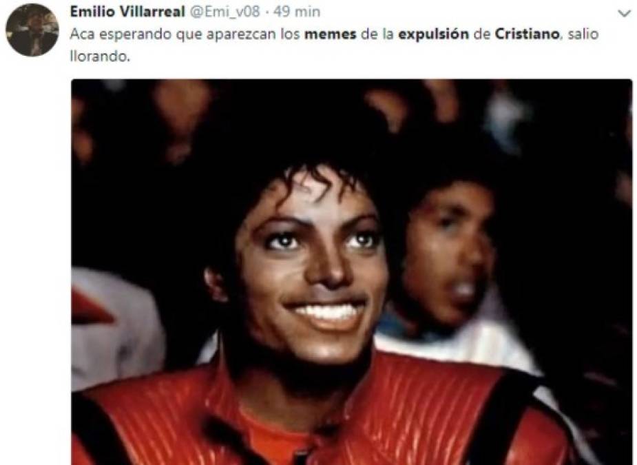 Los memes tras la expulsión de Cristiano Ronaldo en la Champions League