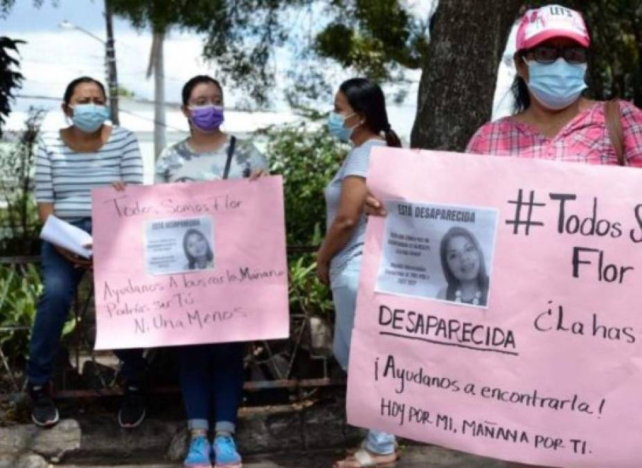 Intensa búsqueda de Flor María García, joven madre salvadoreña que lleva tres meses desaparecida