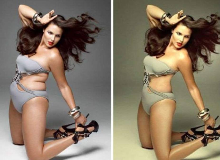 10 celebridades antes y después del Photoshop