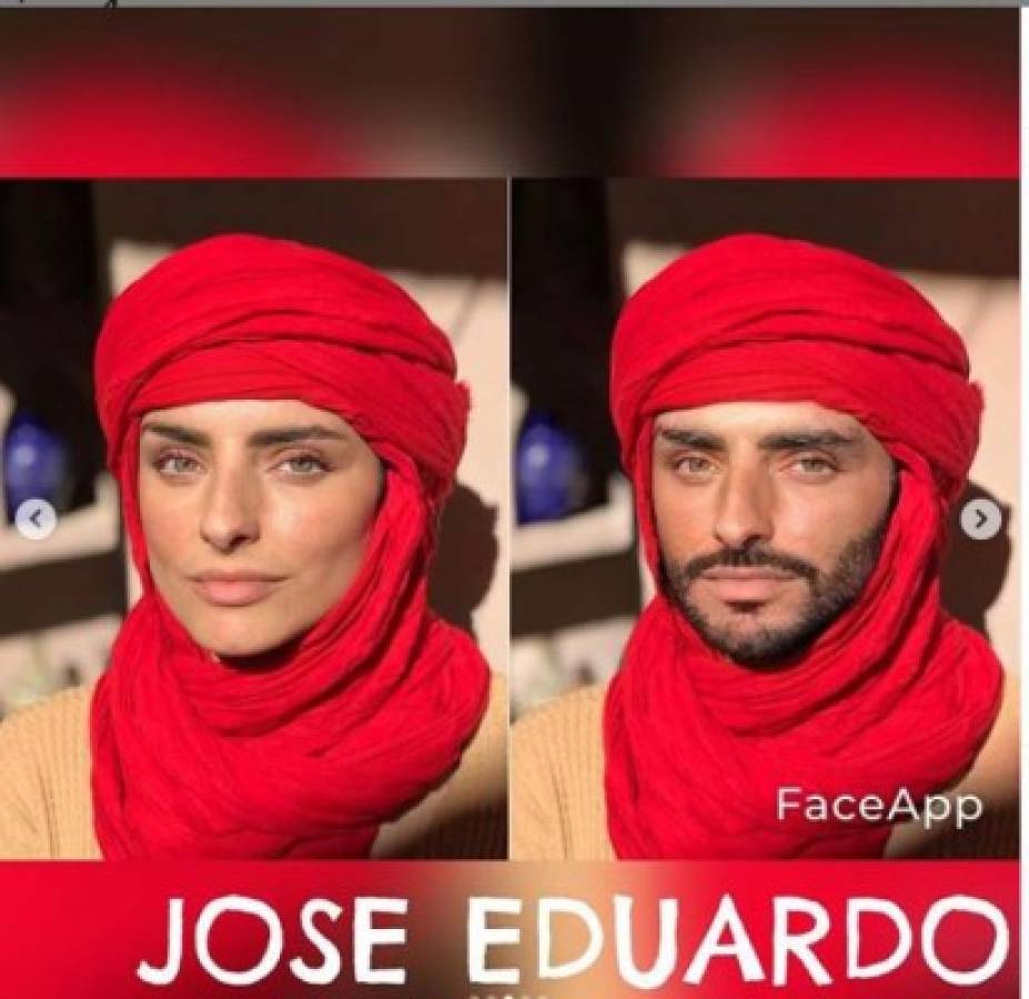 Aislinn Derbez se transforma en hombre con FaceApp y la comparan con Vadhir