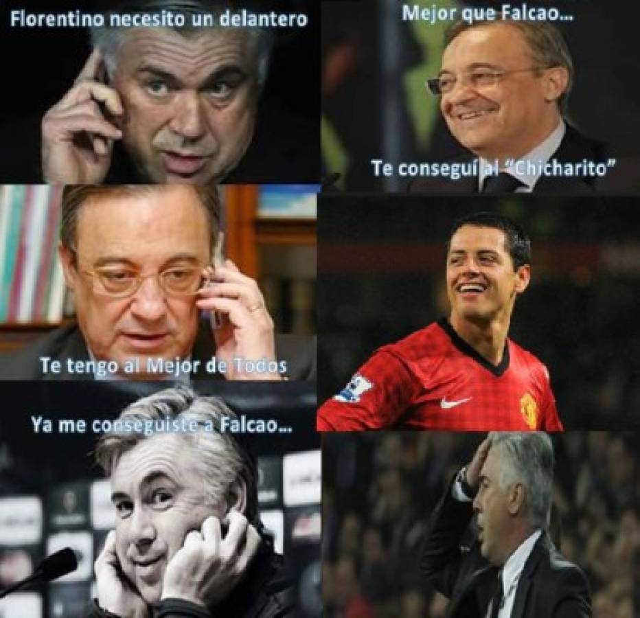 Los memes por el fichaje del Chicharito al Real Madrid