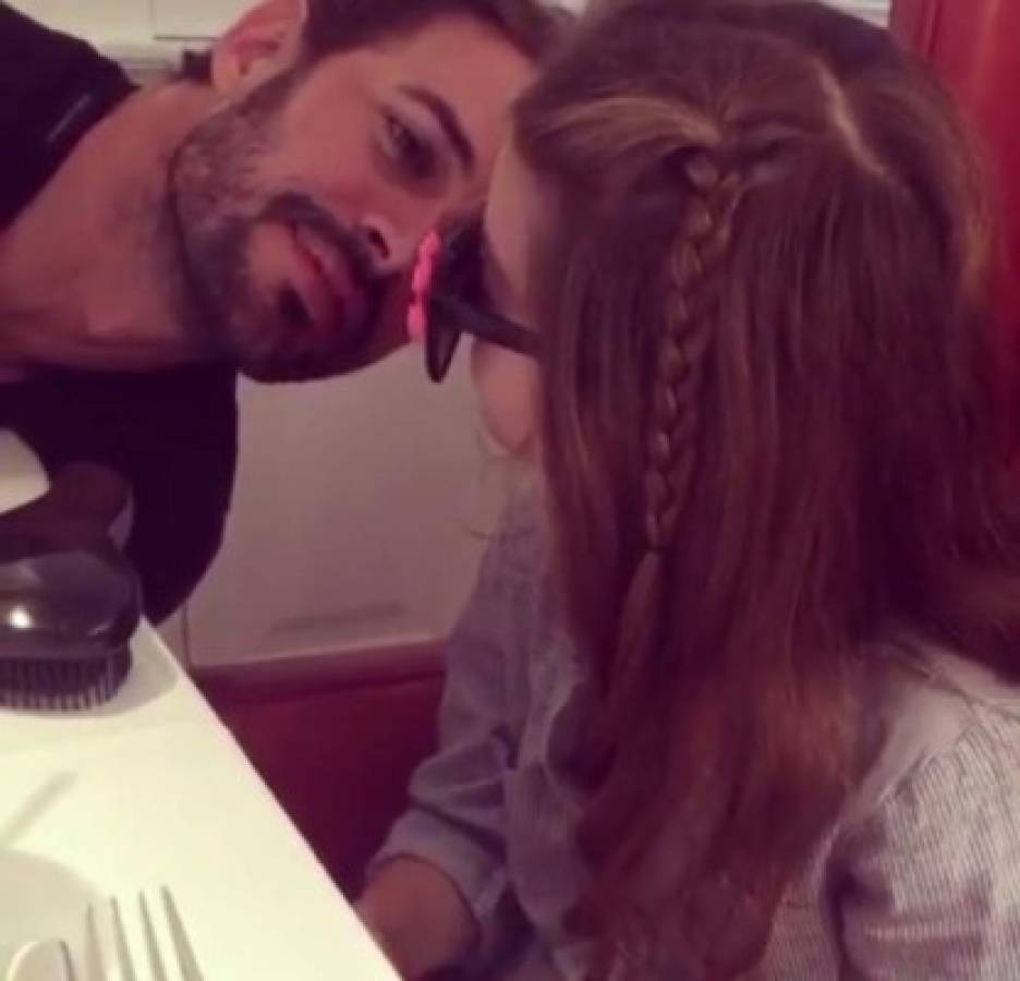 El tierno video en el que la hija de William Levy le niega un beso a su papá