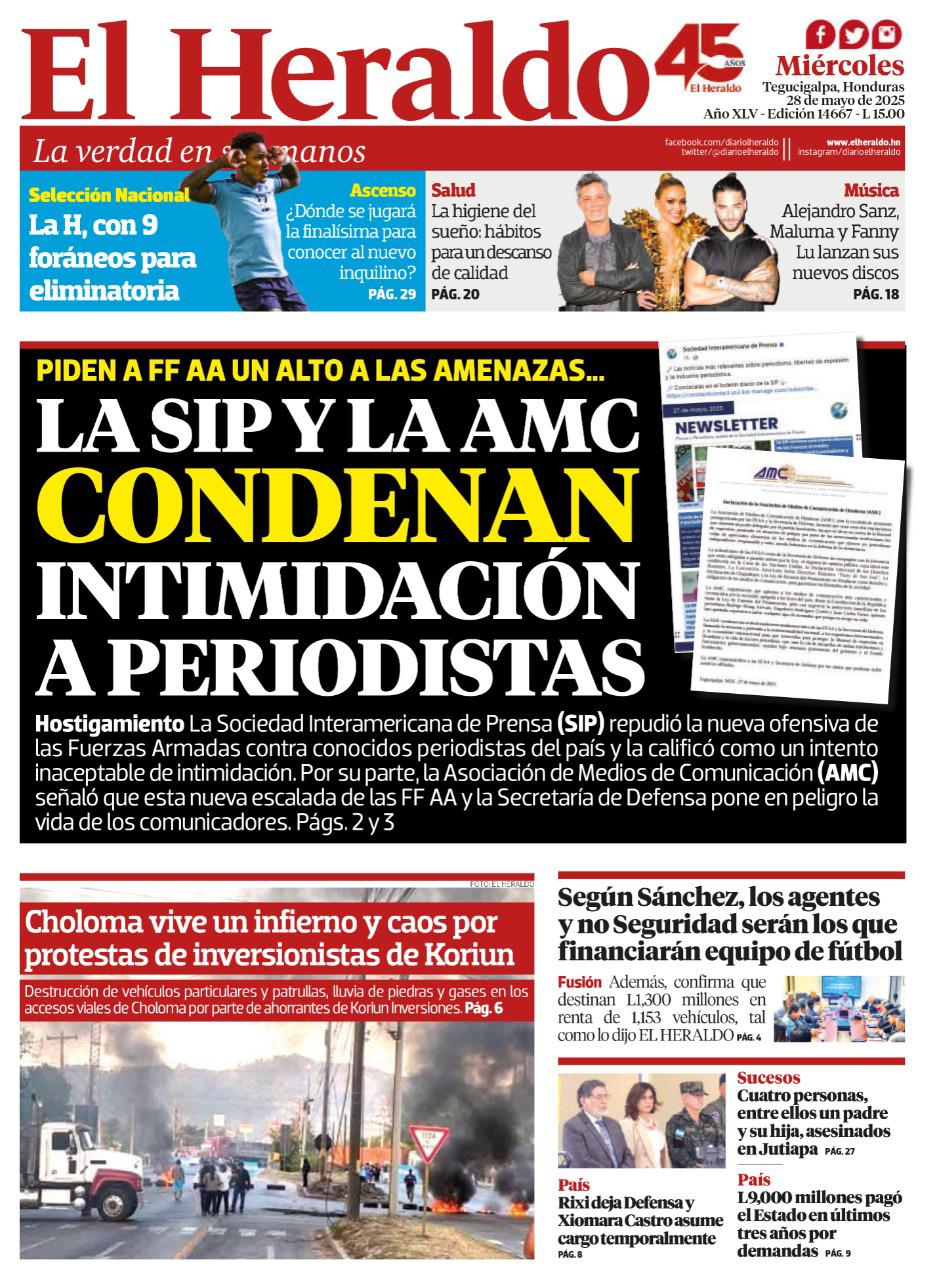 La SIP y la AMC condenan intimidación a periodistas