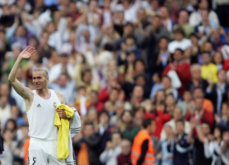 Las emotivas imágenes del paso de Zinedine Zidane por el Real Madrid