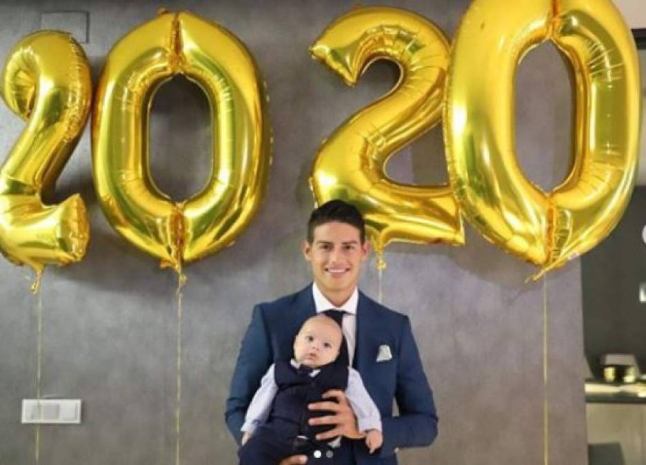 Las tiernas fotos de James Rodríguez junto a su hijo Samuel que enternecen las redes