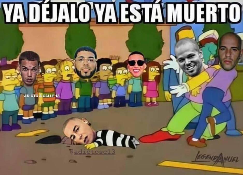 Memes por tiradera de Cosculluela y Residente Calle 13