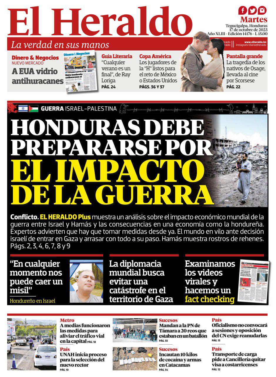 Honduras debe prepararse por el impacto de la guerra