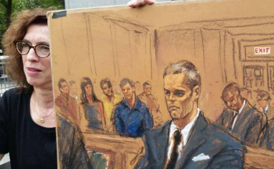 Jane Rosenberg, la artista detrás de las ilustraciones del juicio de Juan Orlando Hernández