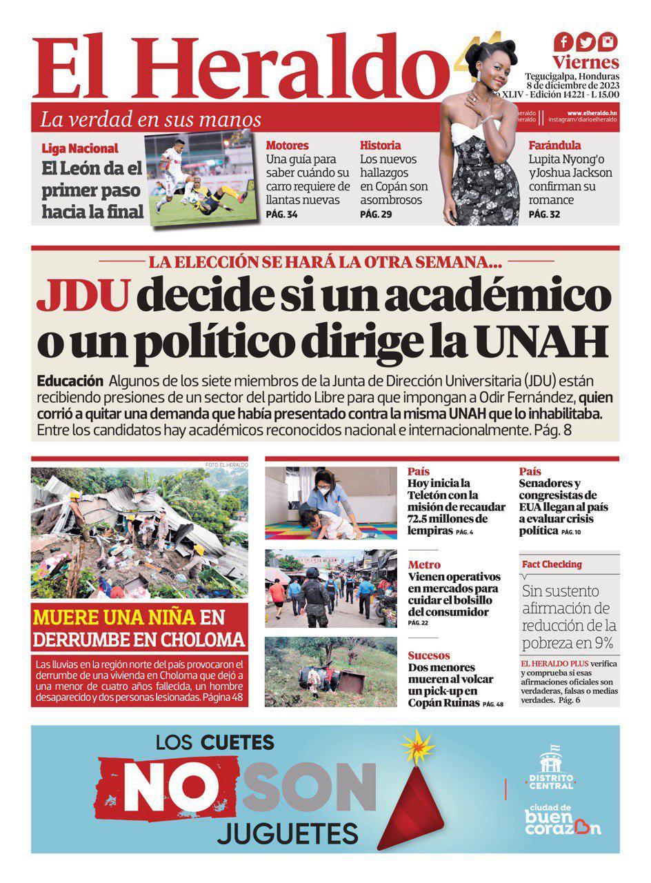 JDU decide si un académico o un político dirige la UNAH