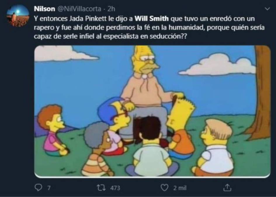 ¡Fanáticos destrozados! Los memes que dejó la infidelidad de la esposa de Will Smith