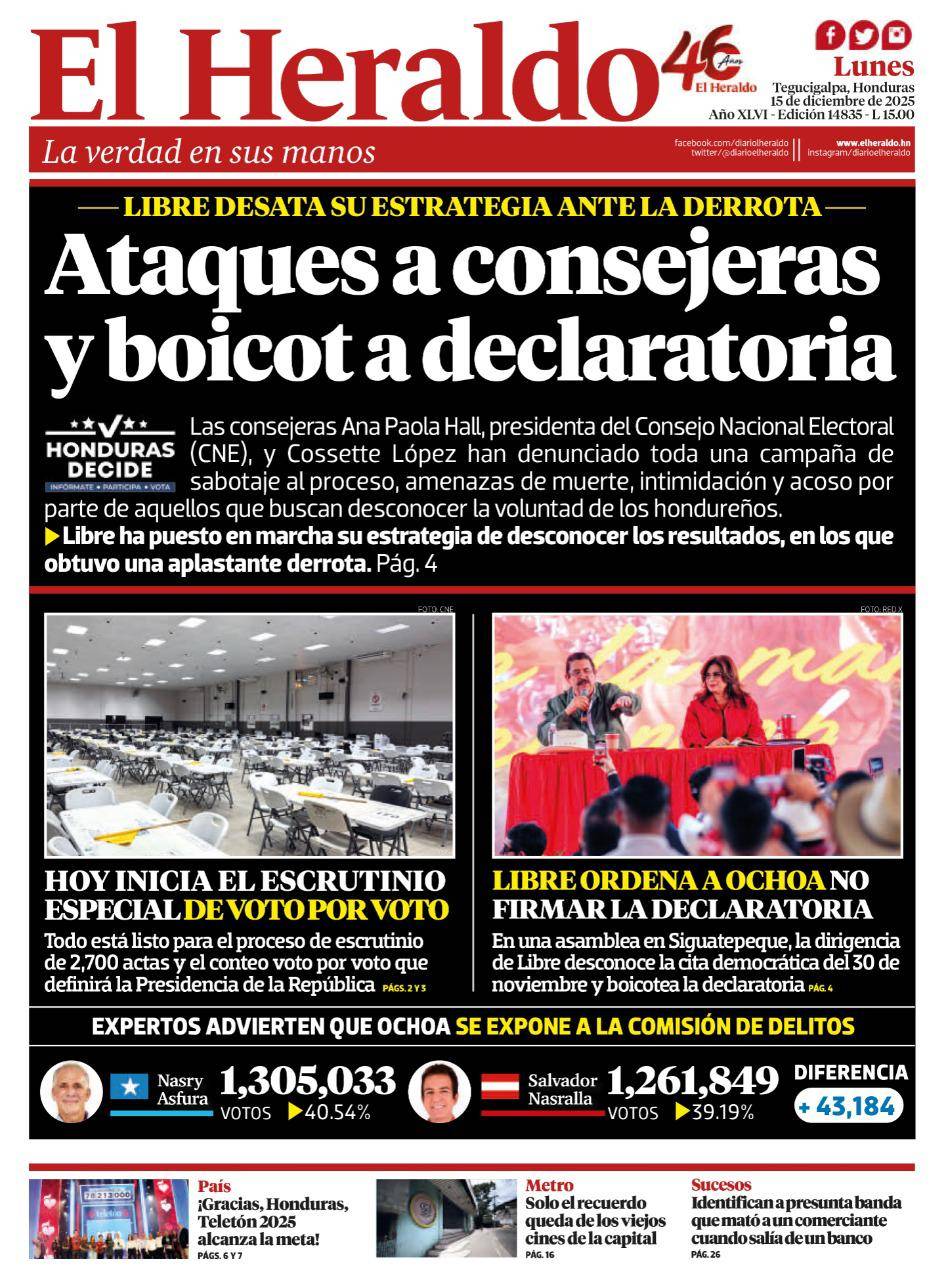 Ataques a consejeras y boicot a declaratoria