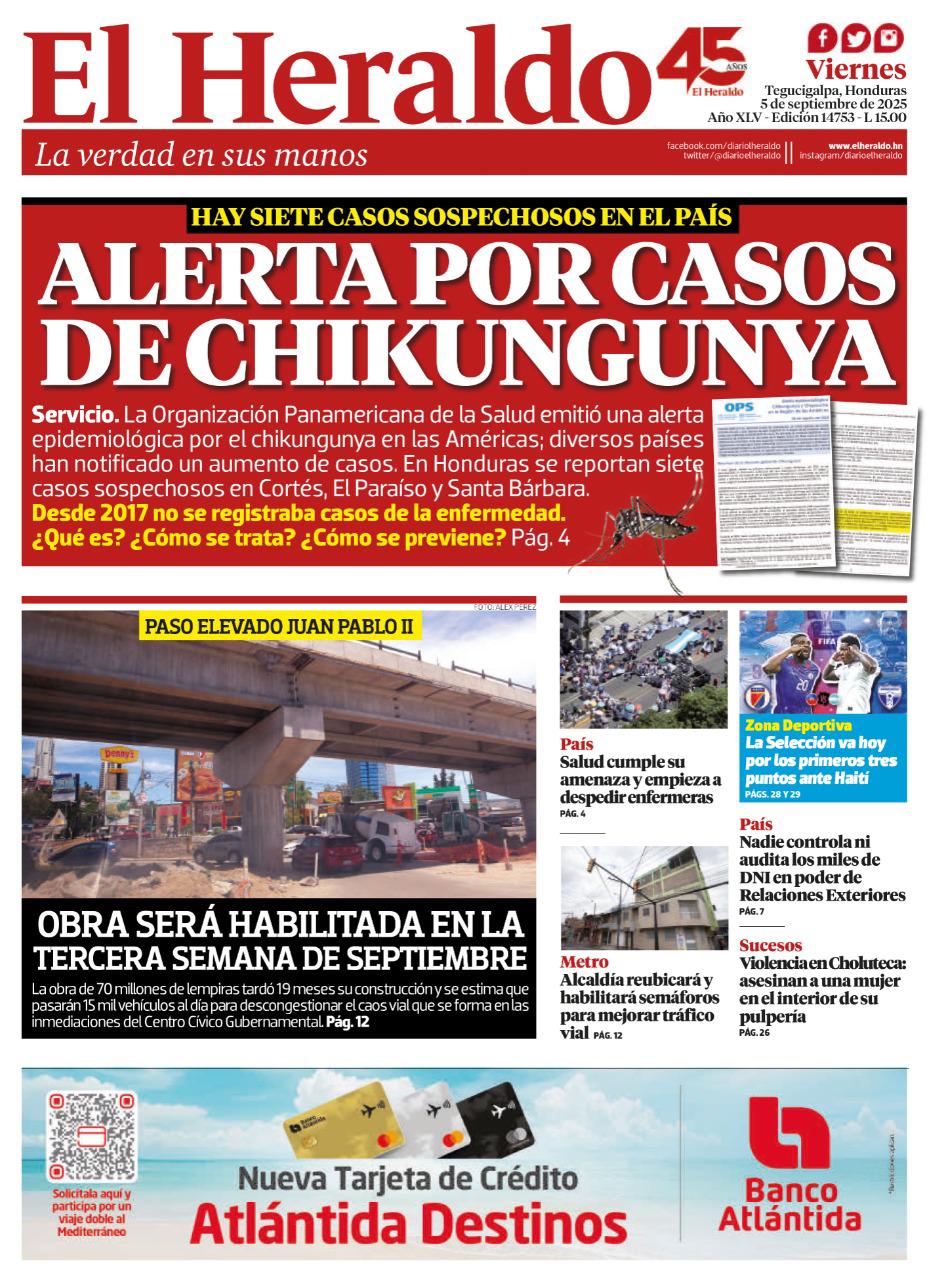 Alerta por casos de Chikungunya