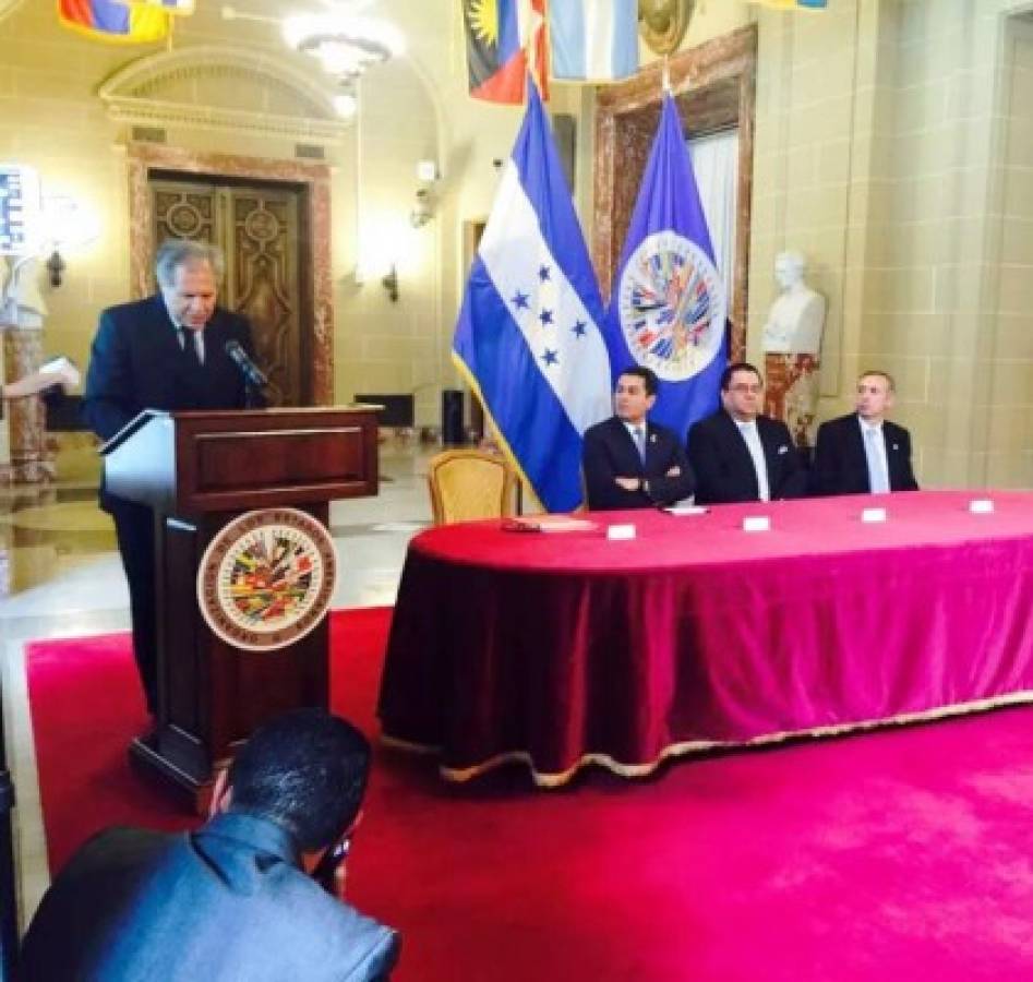 OEA anuncia misión de apoyo contra corrupción e impunidad en Honduras