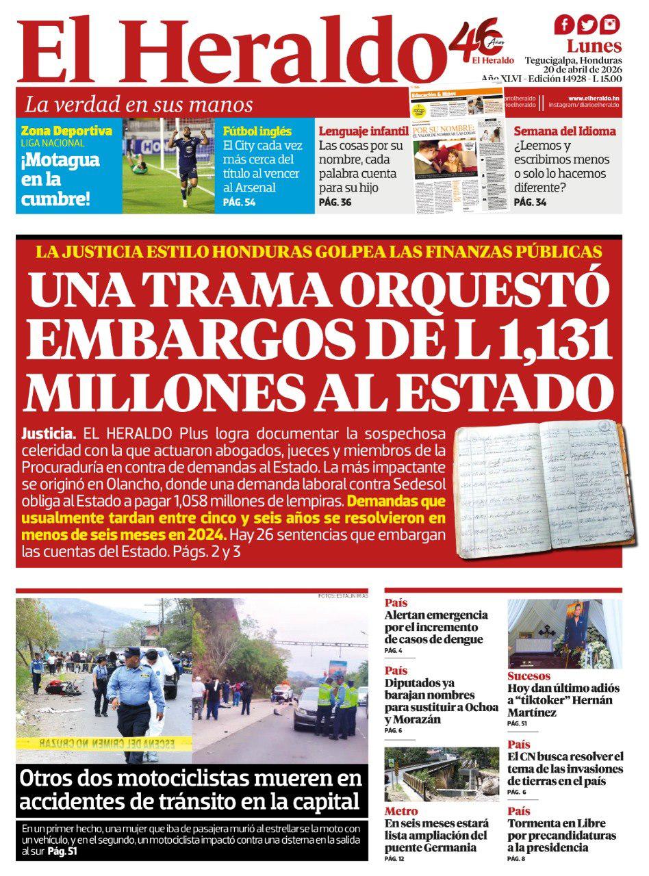Una trama orquestó embargos de L1,131 millones al Estado