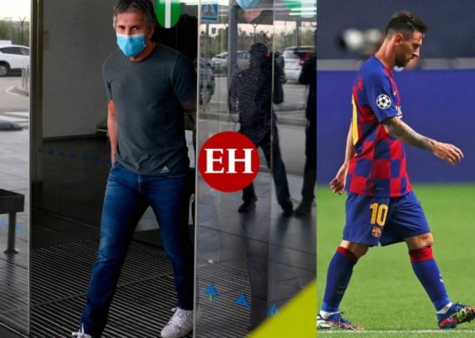 'No sé nada': el aterrizaje del papá de Messi en Barcelona (FOTOS)  