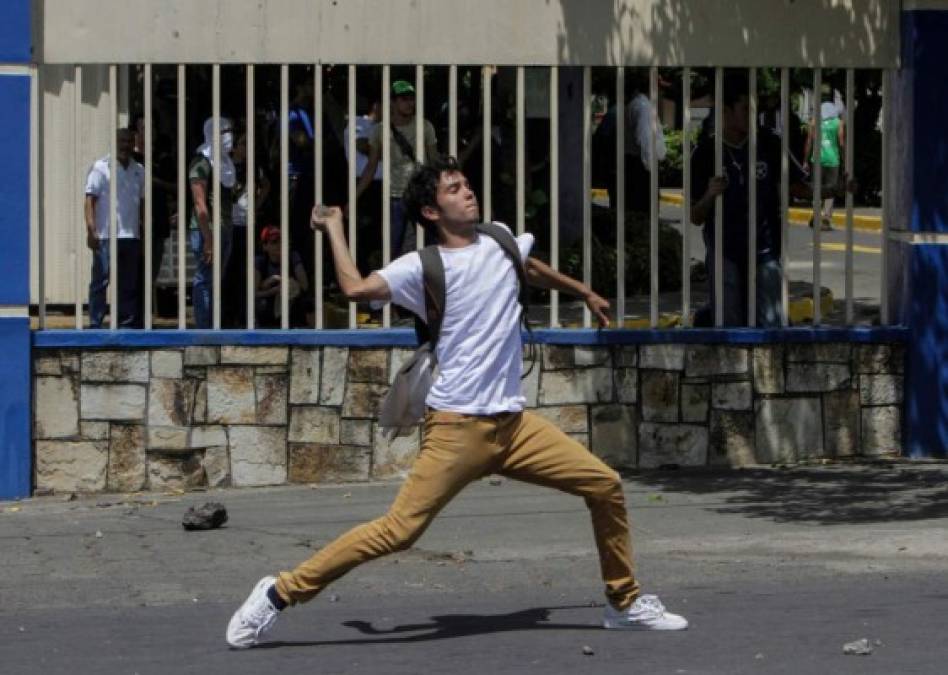 Fotos: Las violentas protestas en Nicaragua contra las reformas de Daniel Ortega