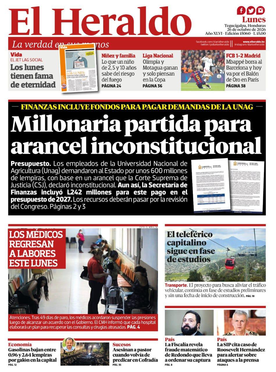 Millonaria partida para arancel inconstitucional